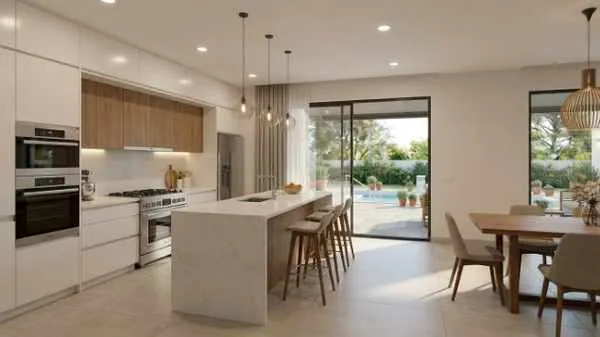 Modelo Titán de Oikos Viviendas, casa modular prefabricada de hormigón de 98,27 m² con 3 dormitorios y 2 baños — imagen 4